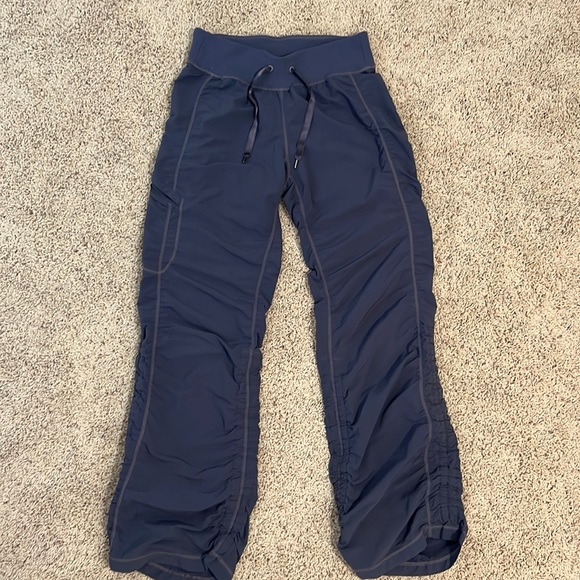 Zella Pants & Jumpsuits Zella Gray Ruched Move It Studio Dance